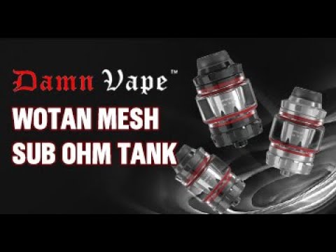 Damn Vape Wotan Mesh Sub Tank (innovative Coil Inserts)