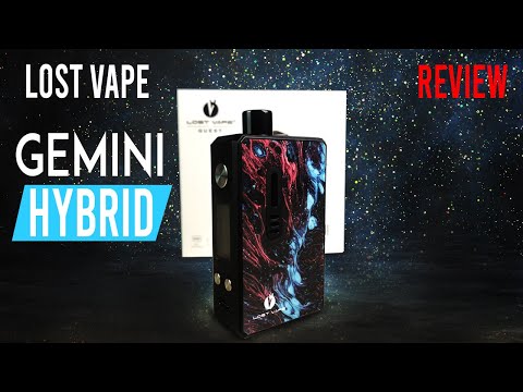 GEMINI HYBRID 80W POD MOD By Lost Vape Quest REVIEW! Free 510 Adapter?!