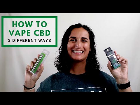 How to Vape CBD: Beginners Guide to Vaping CBD