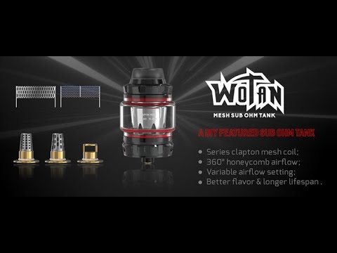 Le WOTAN de chez Damn Vape!!! Un Clapton Mesh Sub-Ohm Tank!