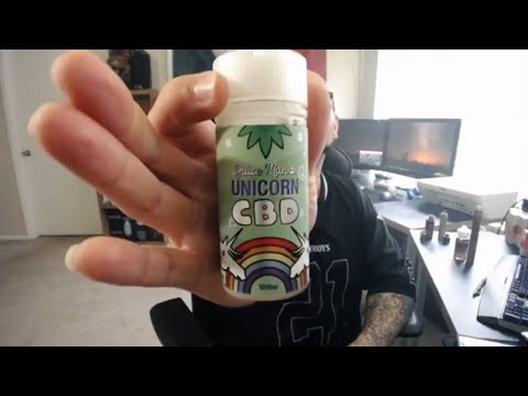NEW Unicorn CBD 1000mg Vape E Juice by Juice Mans CBD E Juice Review!