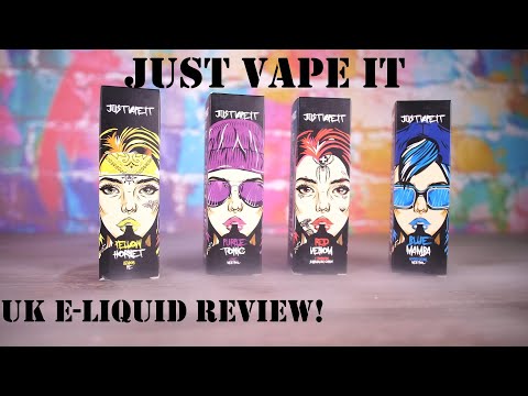UK E-Liquid Review! Just-Vape-It E-Liquid Review! (Voice-over Edition)