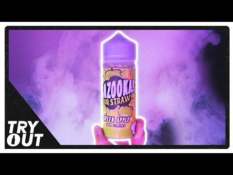 Bazooka! "Green Apple Sour Straws" E-Juice (Review) | Tryout